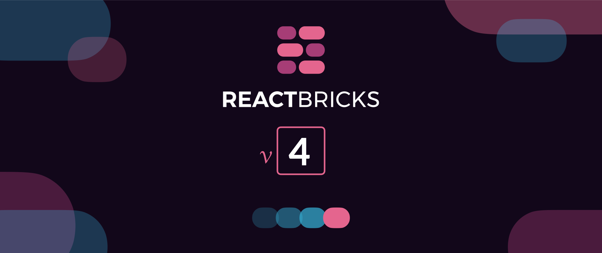 Announcement of the release of React Bricks V4
